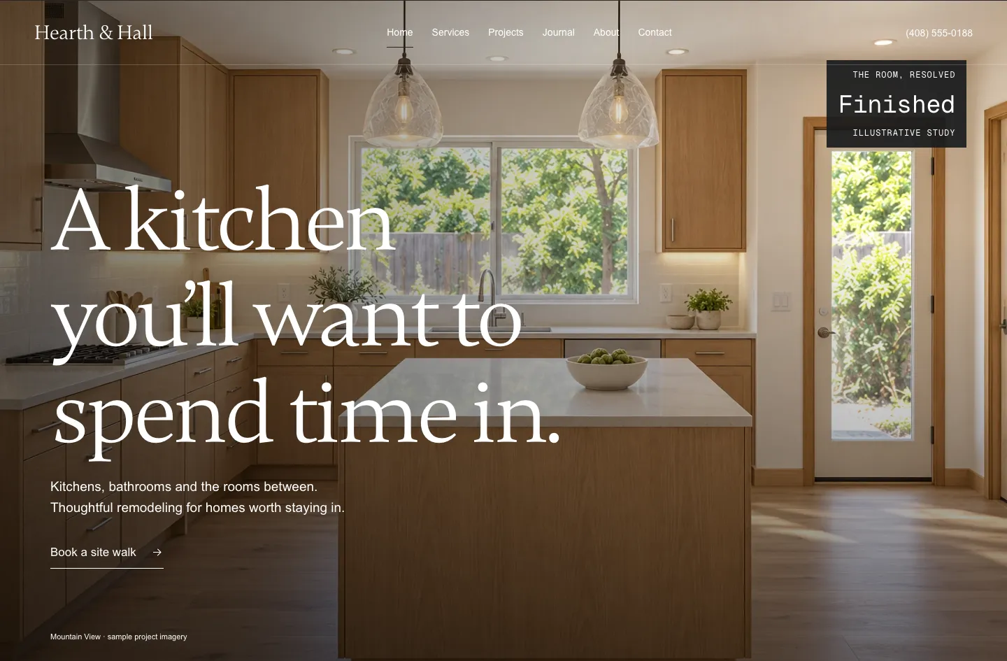 Hearth & Hall Elite website design