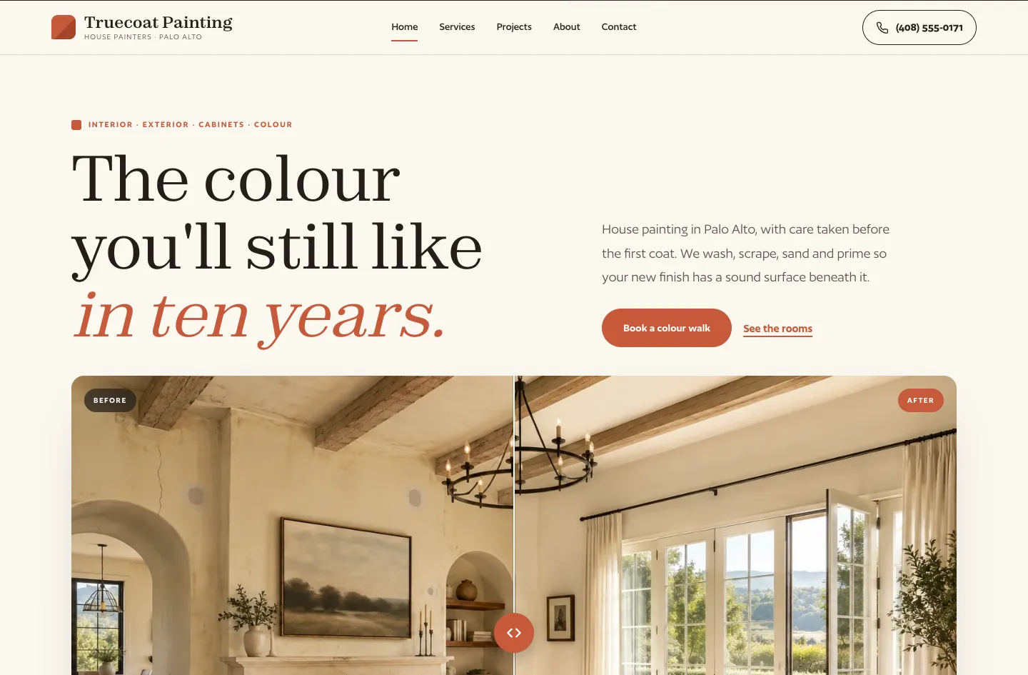 Truecoat Painting Essential website design