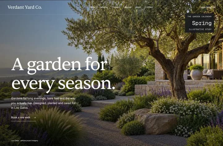 Verdant Yard Co. Elite design