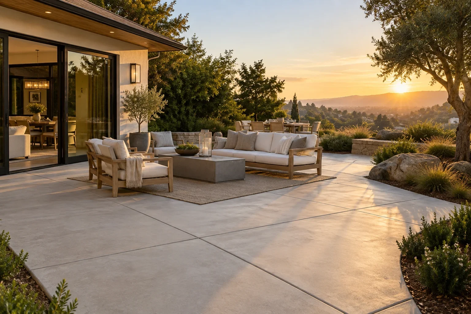 Piedmont garden terrace