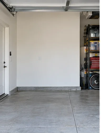 Stage 1 of 8: Empty wall