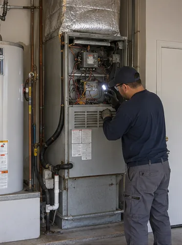 A 1994 furnace out, a two-stage unit in: stage 2, assess.
