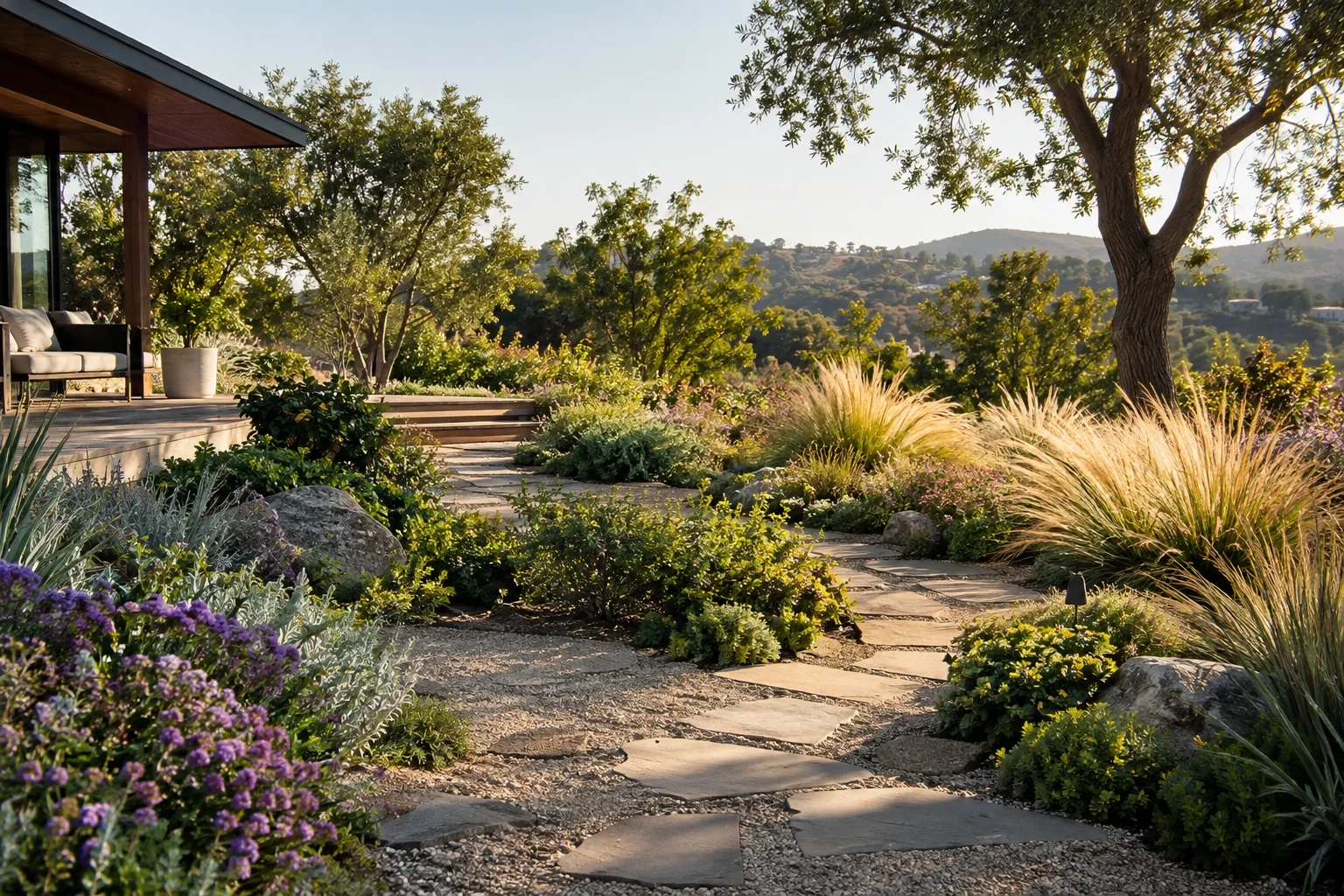 Belwood evening garden