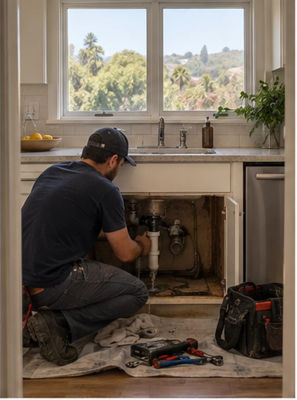 Irvington kitchen sink, Found it: Dye test confirmed the trap joint, not the faucet. Stops were seized.