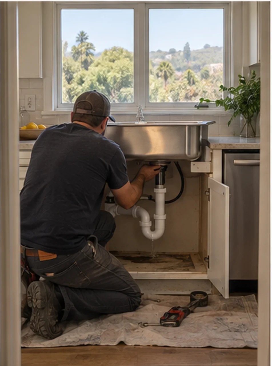 Irvington kitchen sink, New faucet: Faucet set, stops and lines in, trap rebuilt with the disposal.